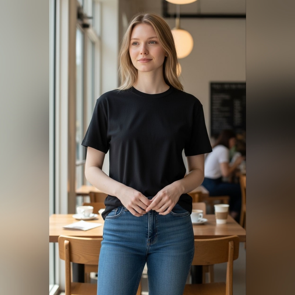 Gap Black Short Sleeve Casual Tee